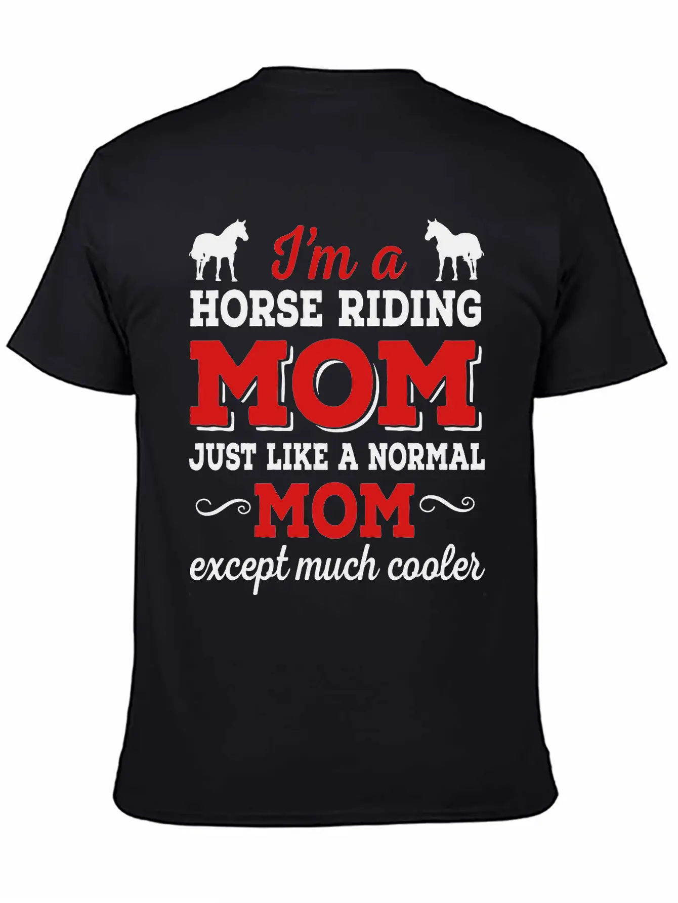 Horse Riding Mom Timeless Short Sleeve Tee – Comfy And Minimalist Design