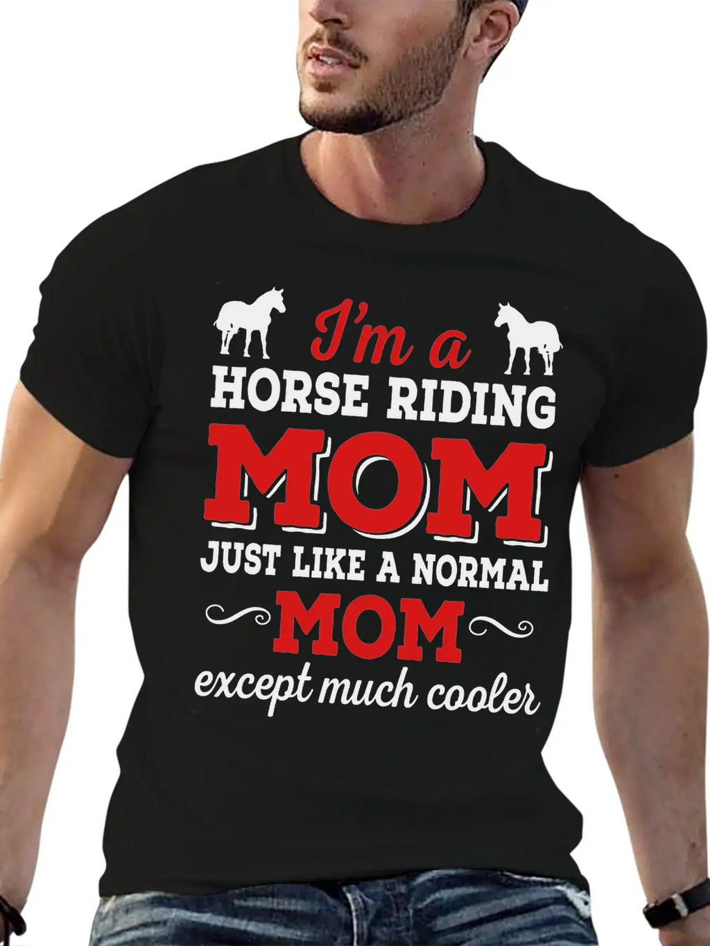 Horse Riding Mom Timeless Short Sleeve Tee – Comfy And Minimalist Design