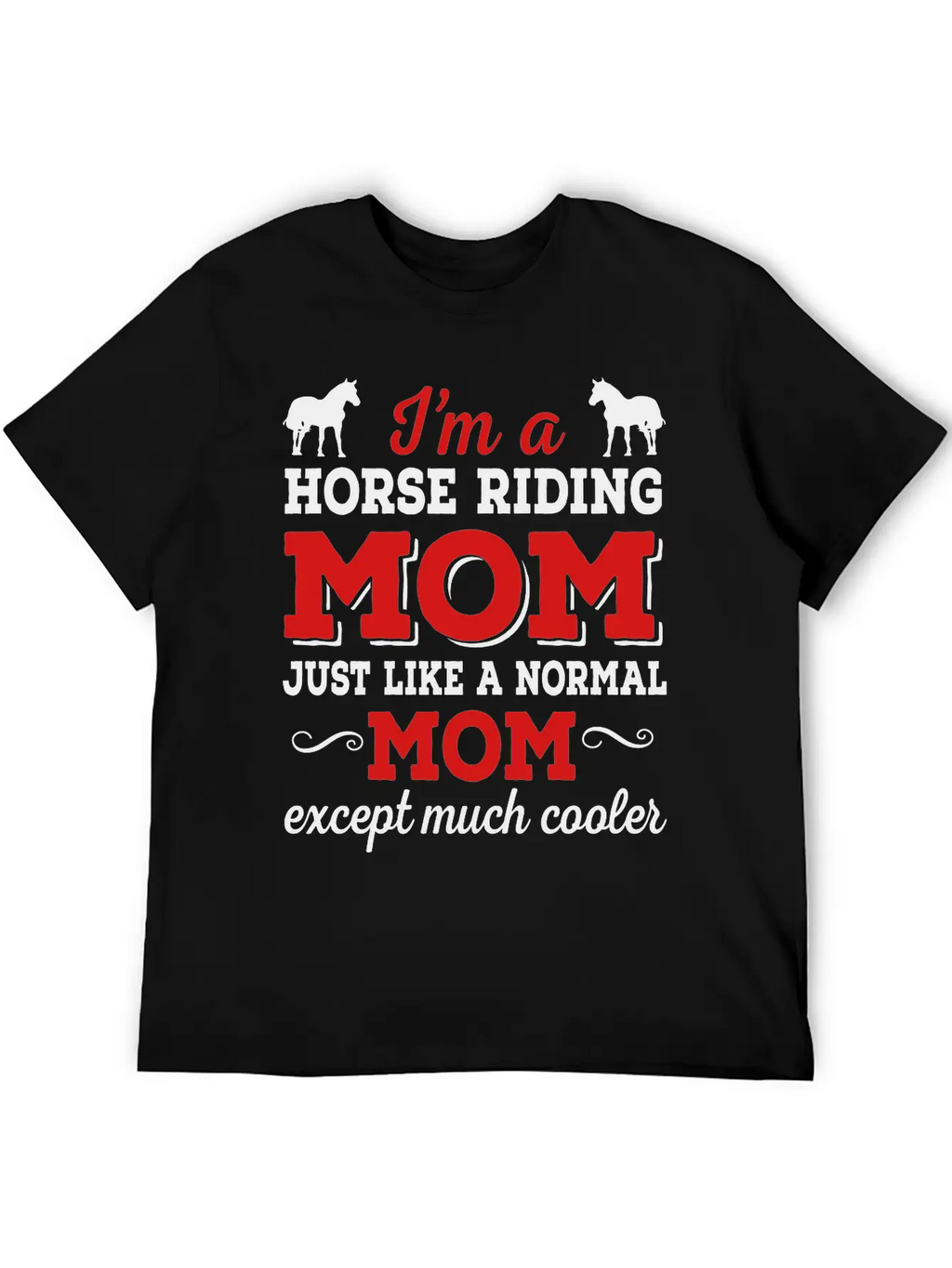 Horse Riding Mom Timeless Short Sleeve Tee – Comfy And Minimalist Design
