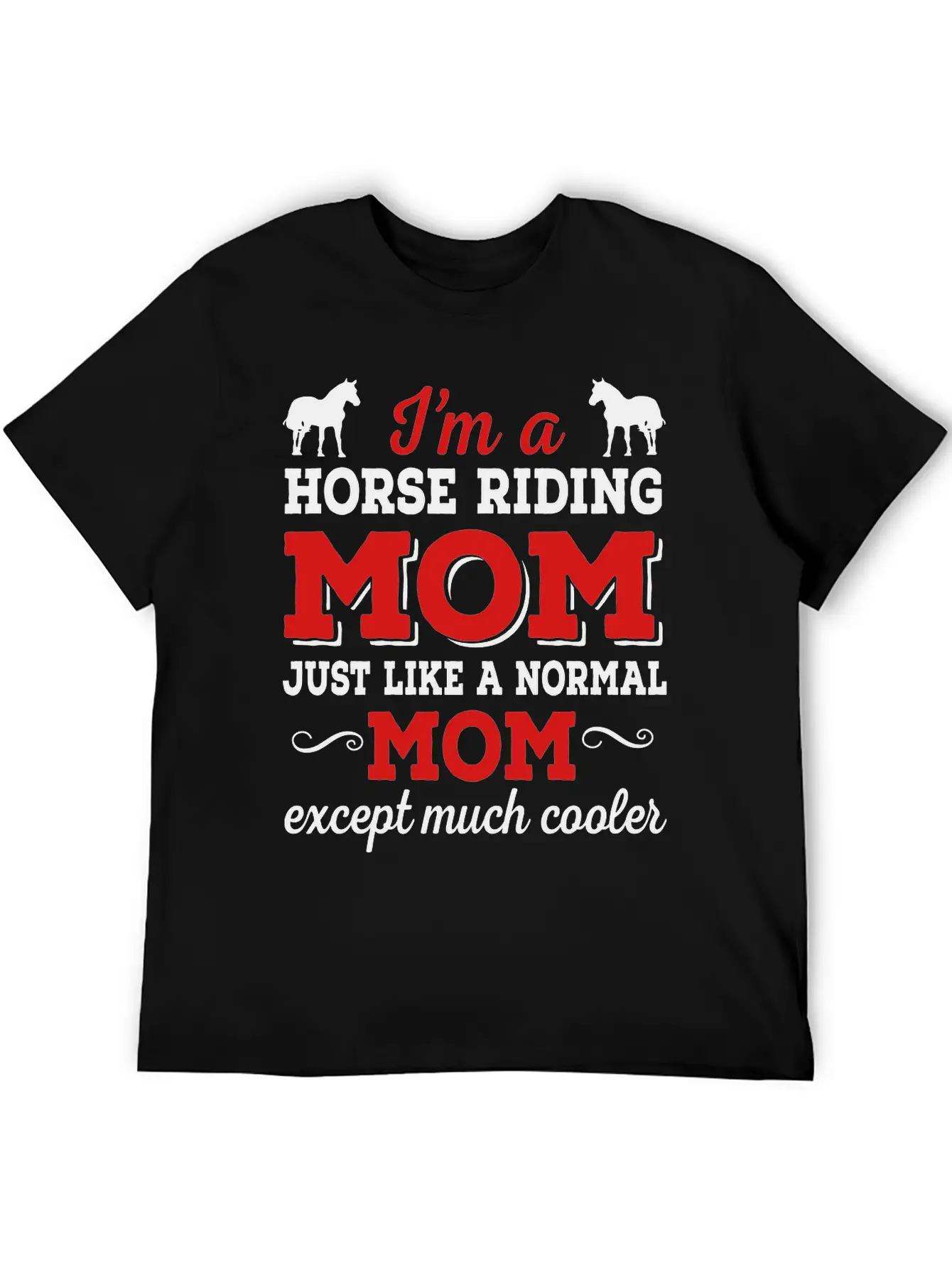 Horse Riding Mom Timeless Short Sleeve Tee – Comfy And Minimalist Design