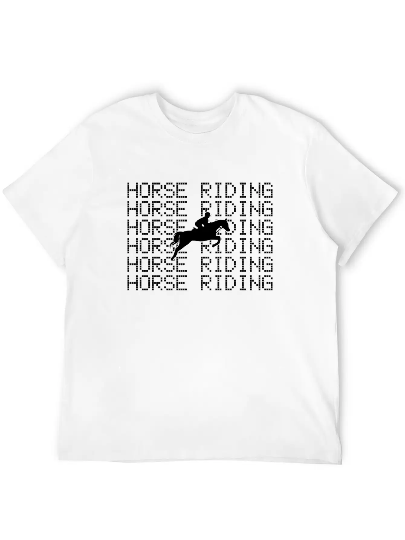 Horse Riding Stylish Everyday T-Shirt – Unisex Basic Cotton Tee
