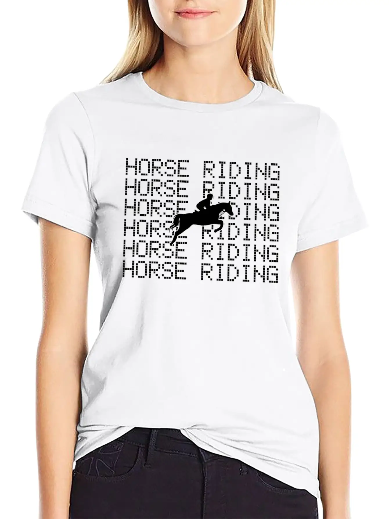 Horse Riding Stylish Everyday T-Shirt – Unisex Basic Cotton Tee