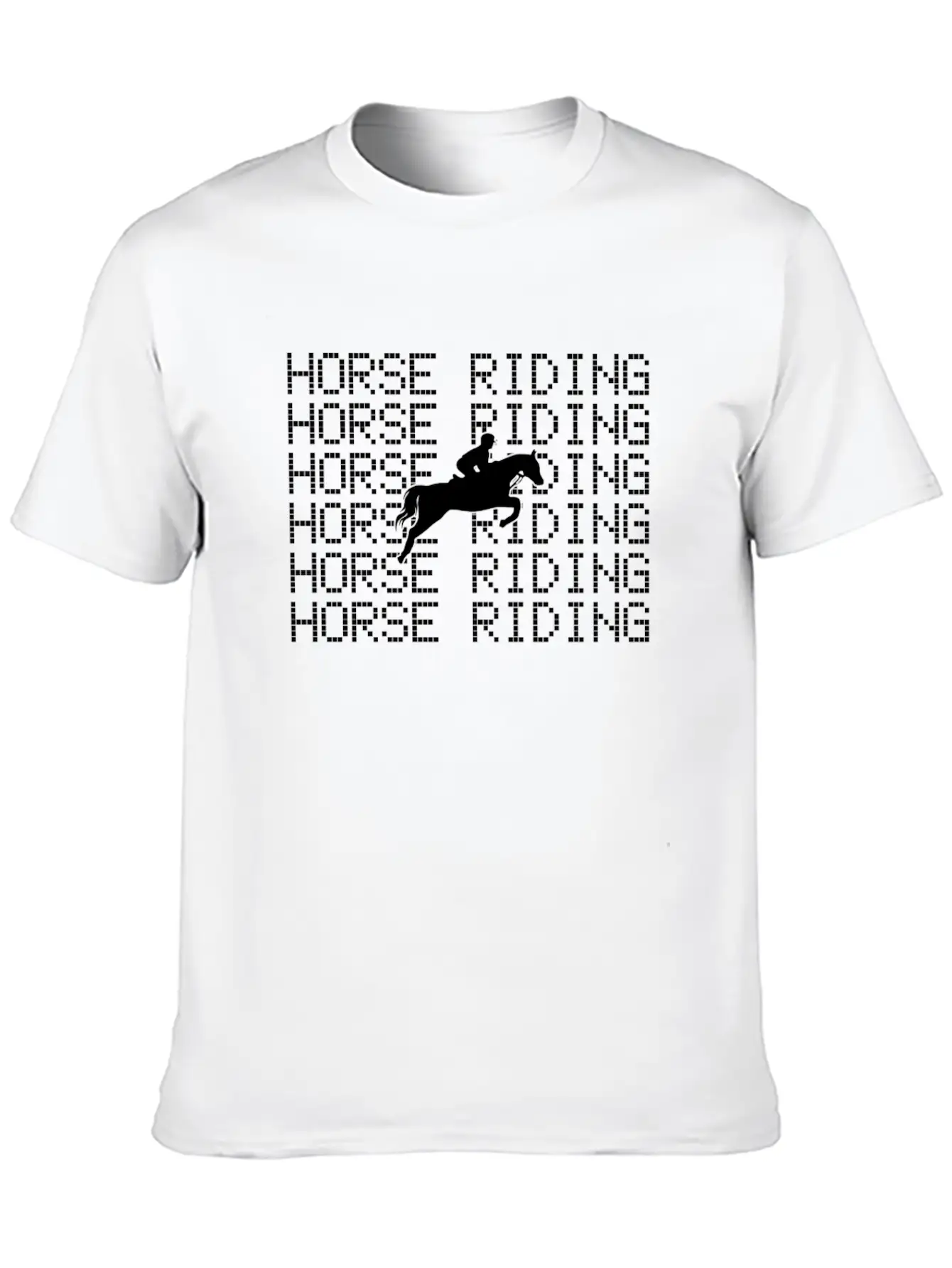 Horse Riding Stylish Everyday T-Shirt – Unisex Basic Cotton Tee