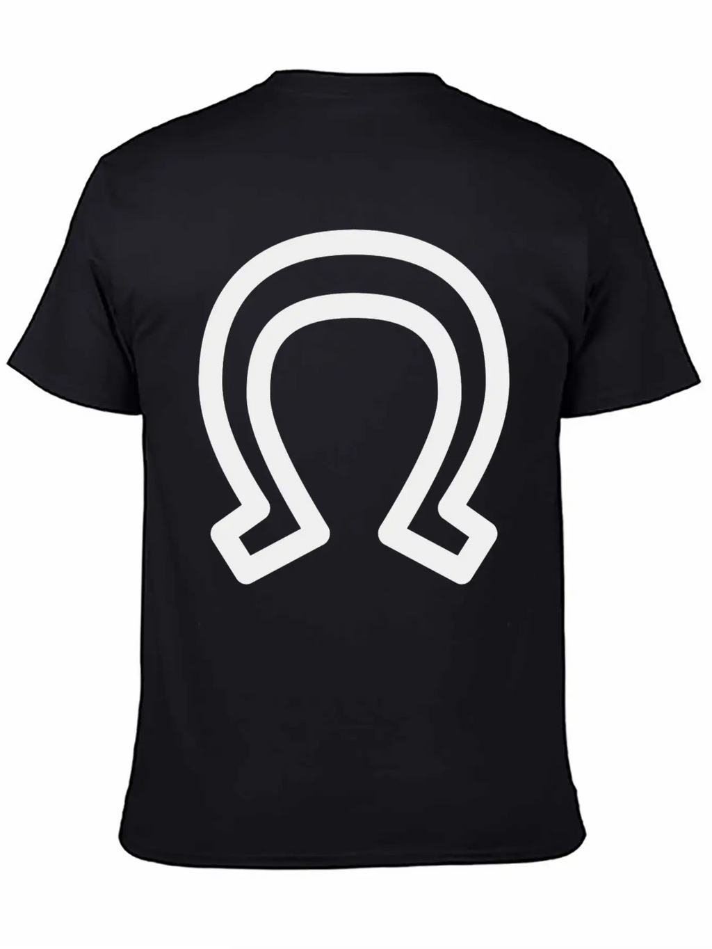 Horse Shoe, Lucky Charm Unisex Casual T-Shirt – Clean Design For Daily Comfort