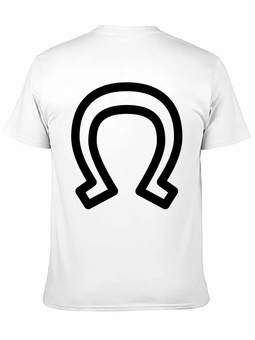 Horse Shoe, Lucky Charm Unisex Casual T-Shirt – Clean Design For Daily Comfort