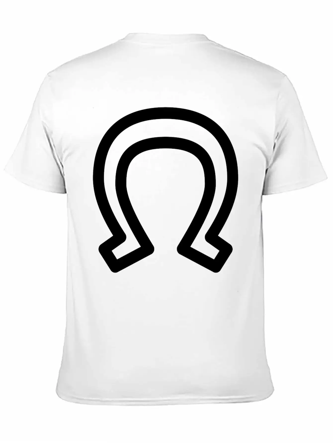 Horse Shoe, Lucky Charm Unisex Casual T-Shirt – Clean Design For Daily Comfort