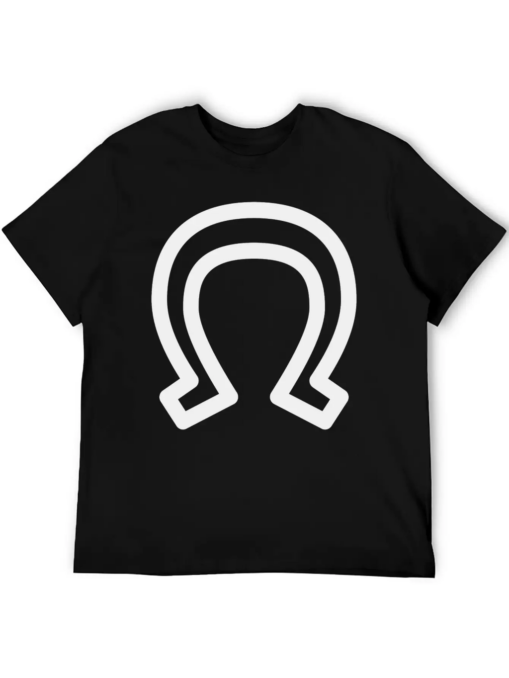 Horse Shoe, Lucky Charm Unisex Casual T-Shirt – Clean Design For Daily Comfort