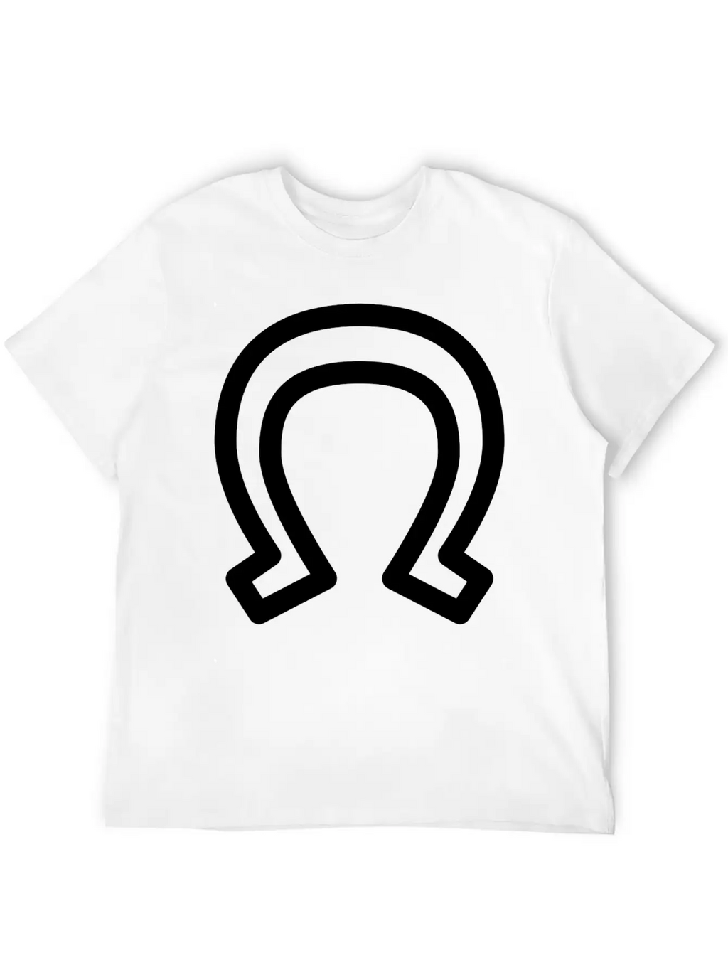 Horse Shoe, Lucky Charm Unisex Casual T-Shirt – Clean Design For Daily Comfort