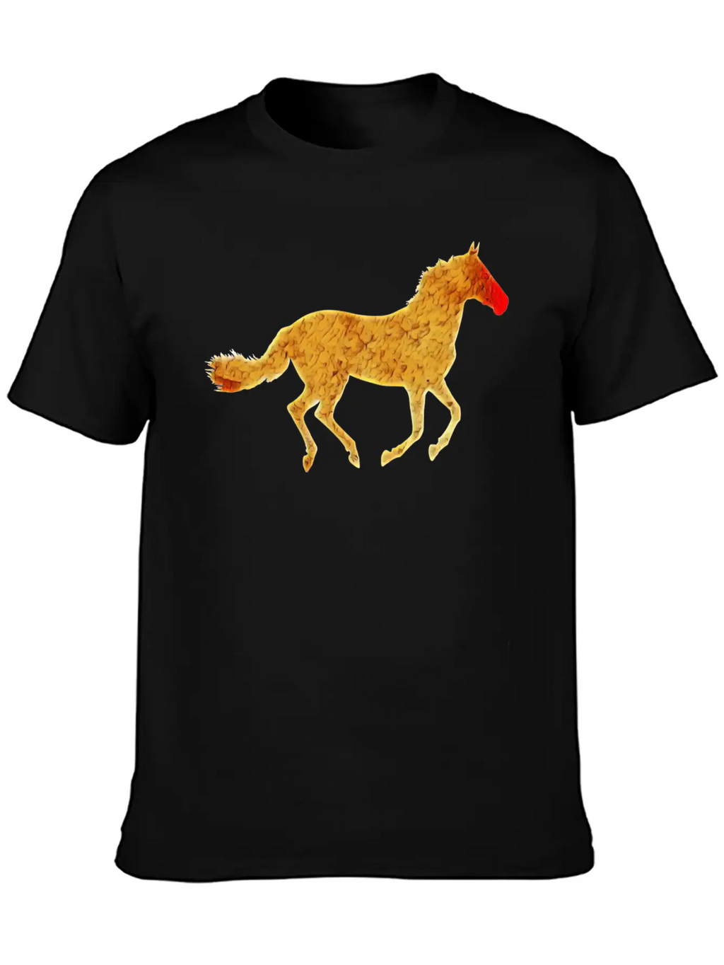 Horse Silhouette Classic Cotton Tee – Unisex Comfort For Any Season