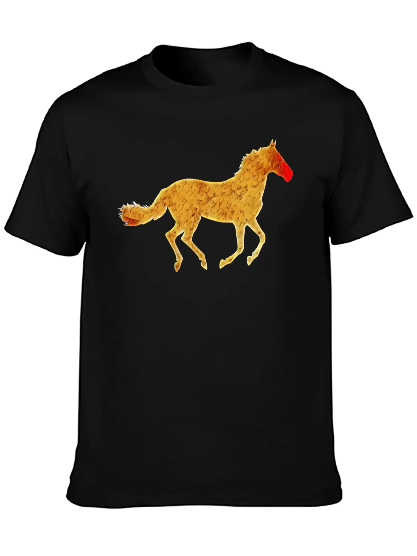 Horse Silhouette Classic Cotton Tee – Unisex Comfort For Any Season