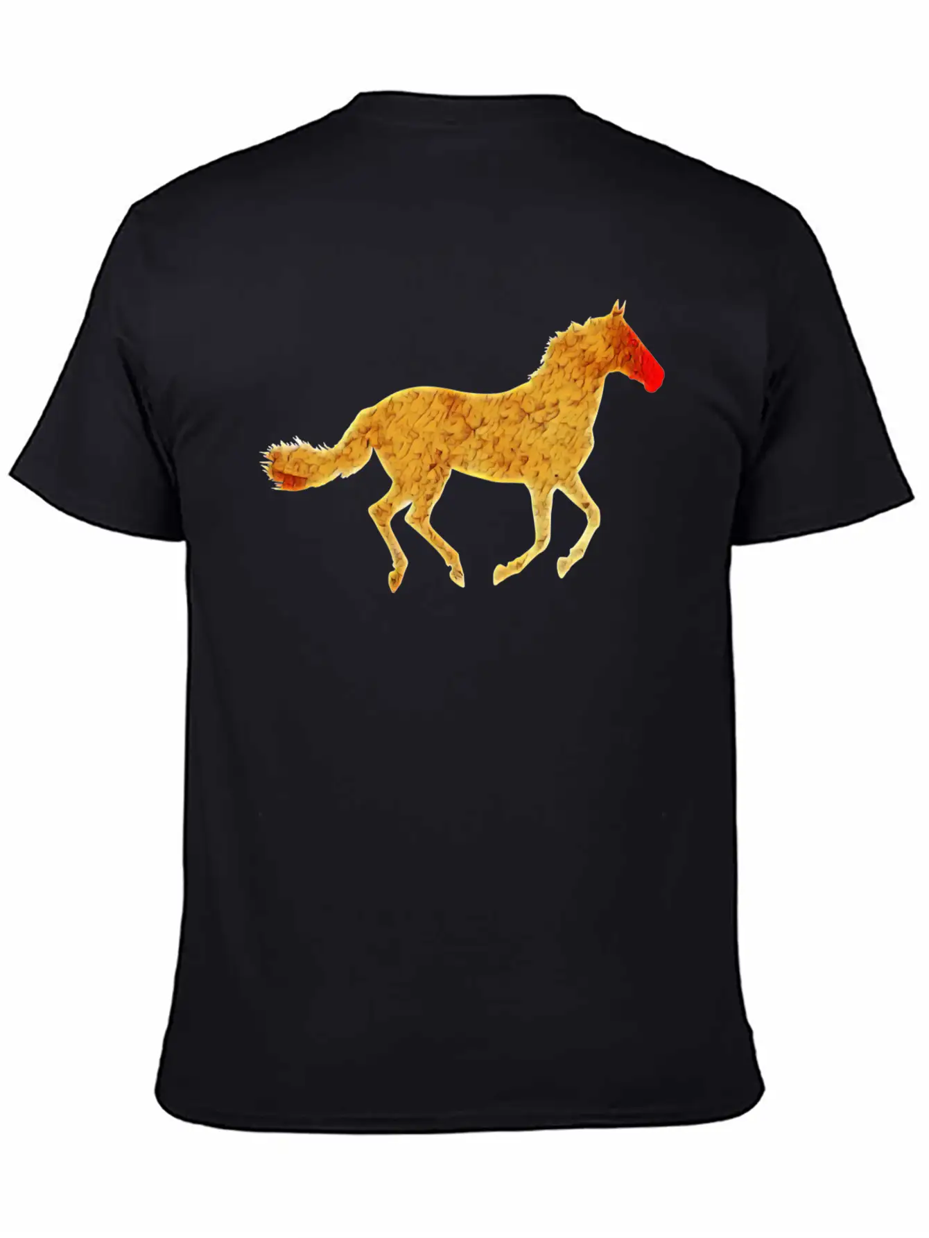 Horse Silhouette Classic Cotton Tee – Unisex Comfort For Any Season