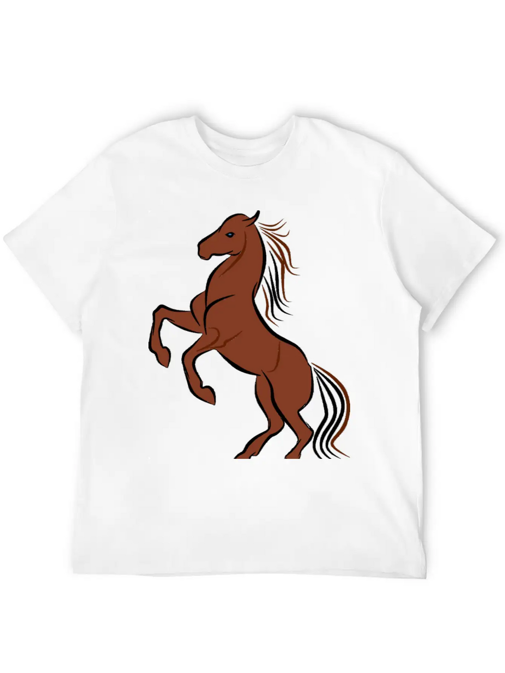 Horse Sports Unisex Casual T-Shirt – Clean Design For Daily Comfort