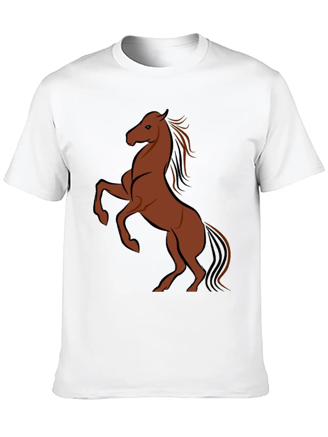 Horse Sports Unisex Casual T-Shirt – Clean Design For Daily Comfort