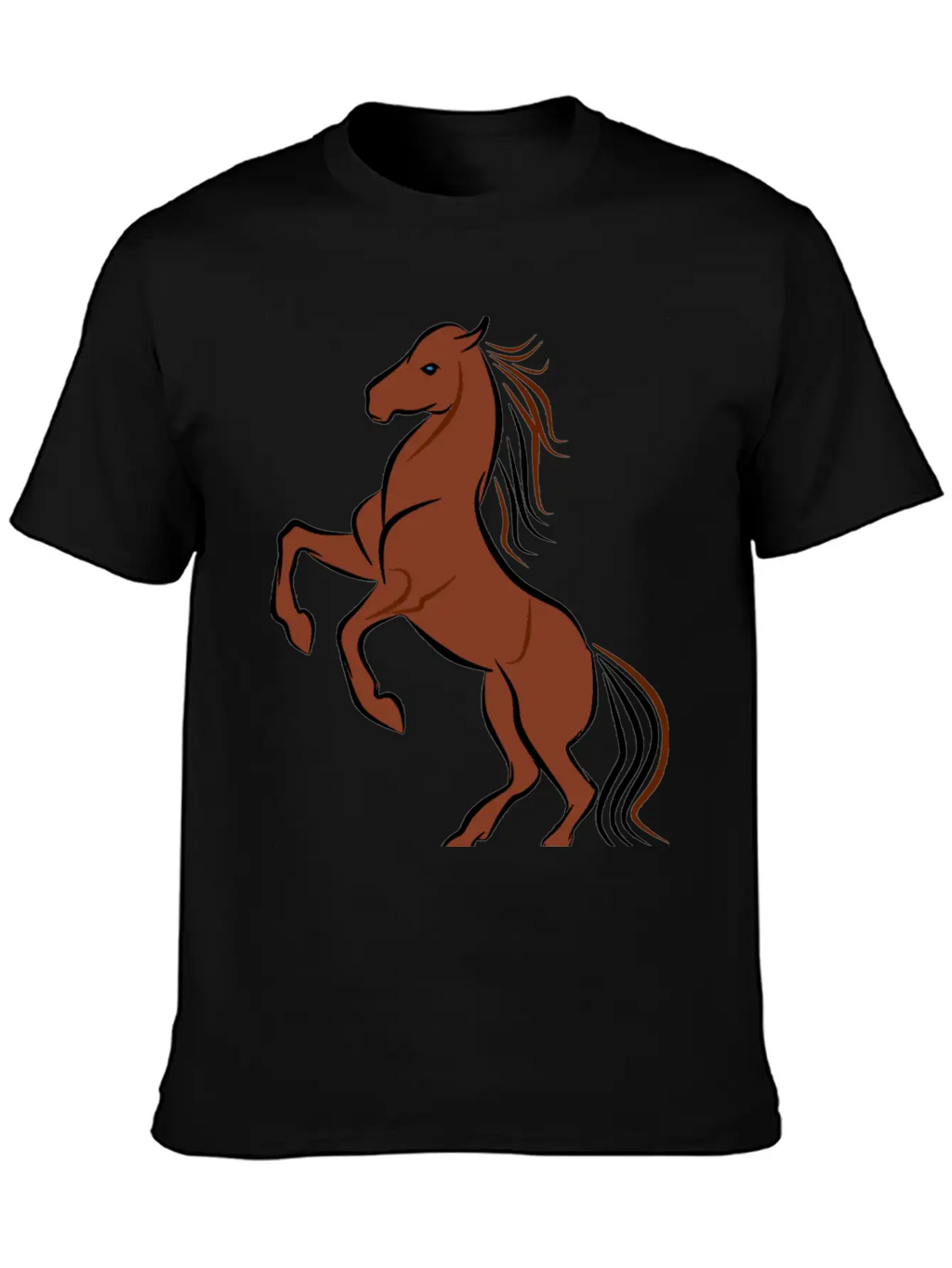 Horse Sports Unisex Casual T-Shirt – Clean Design For Daily Comfort