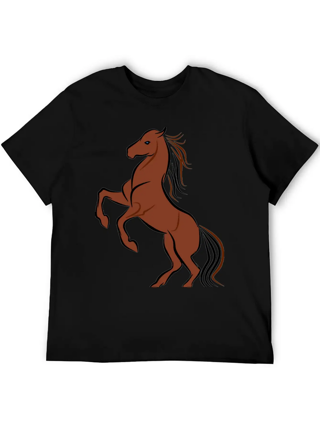 Horse Sports Unisex Casual T-Shirt – Clean Design For Daily Comfort