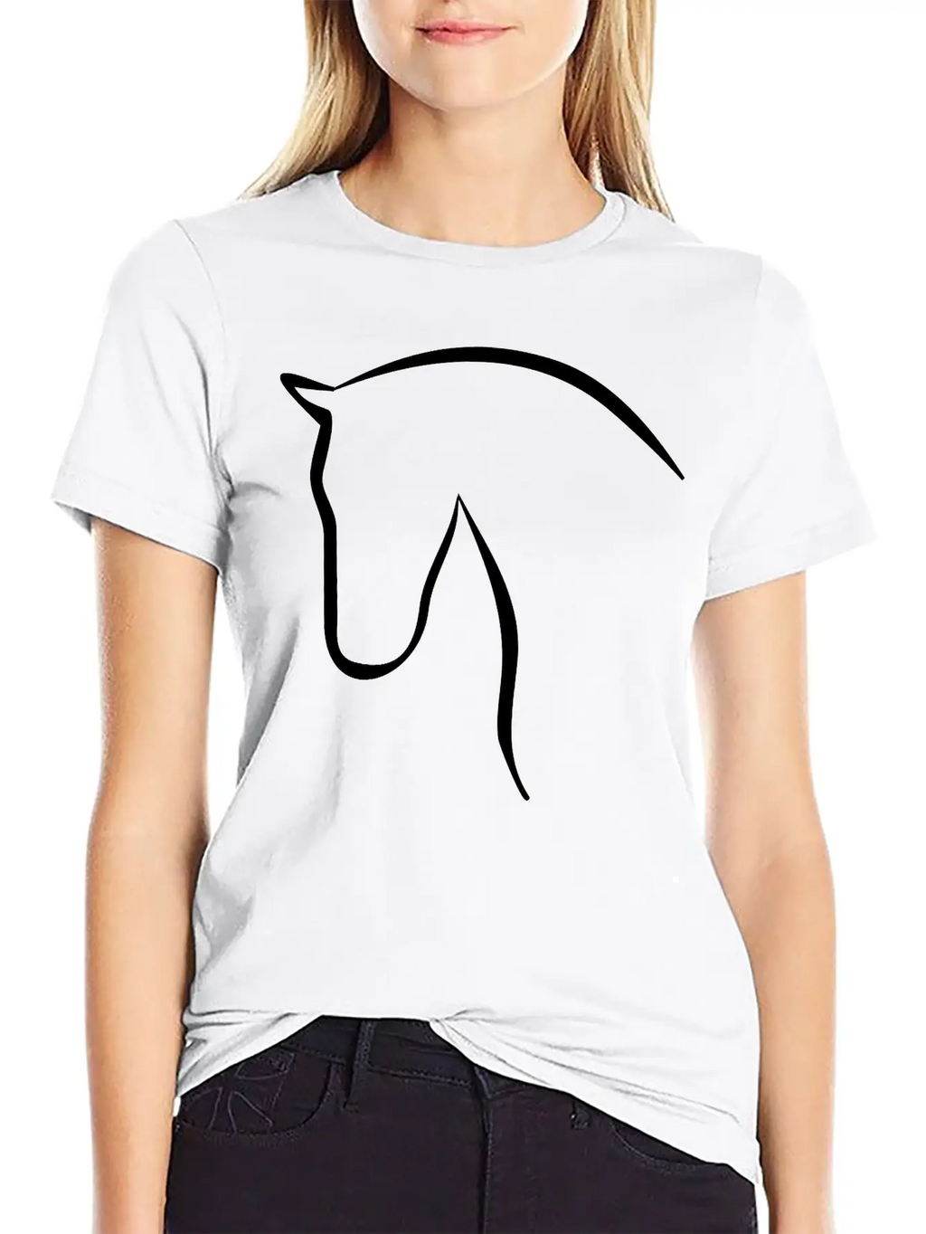 Horse Stylish Everyday T-Shirt – Unisex Basic Cotton Tee