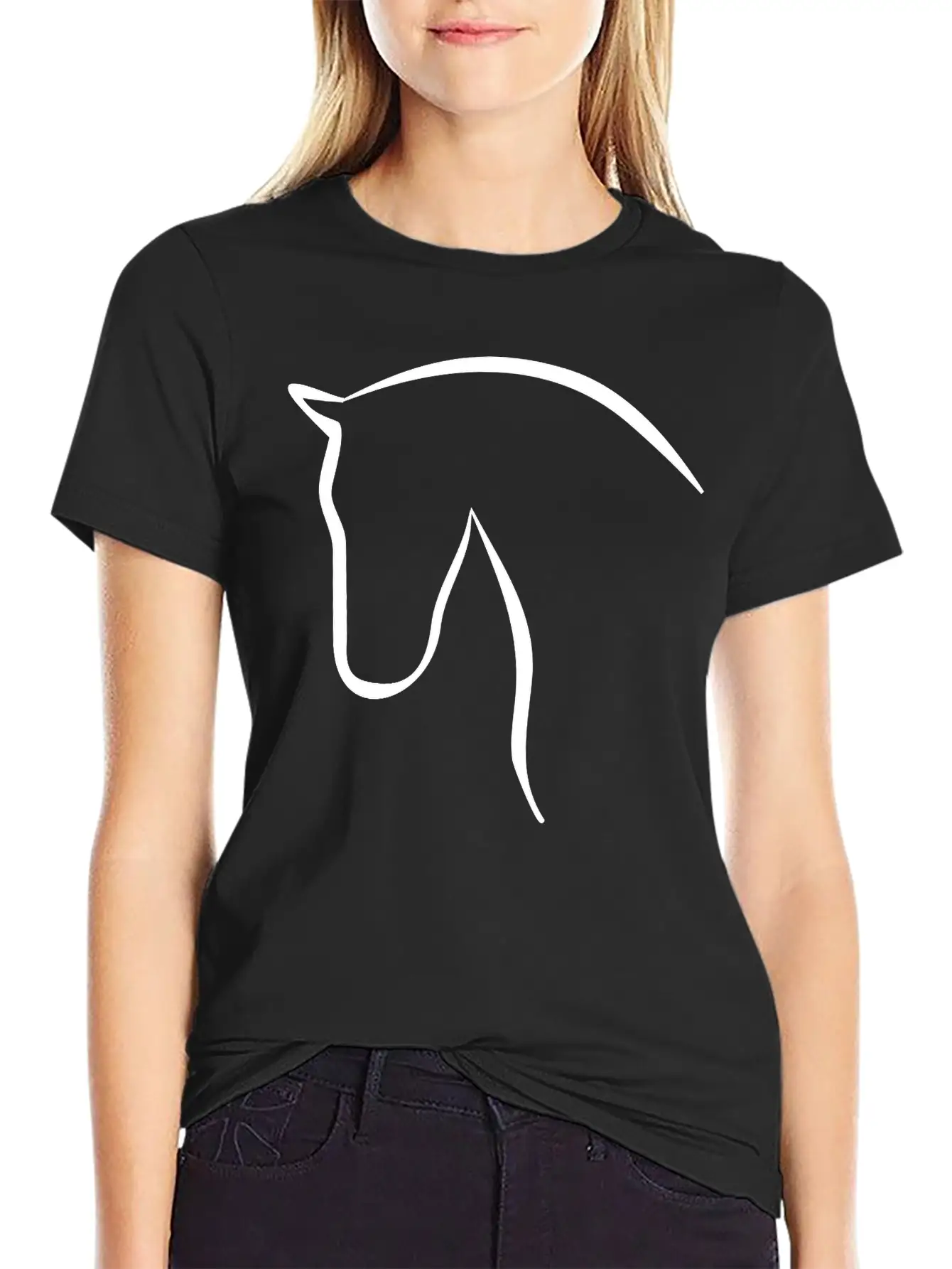 Horse Stylish Everyday T-Shirt – Unisex Basic Cotton Tee