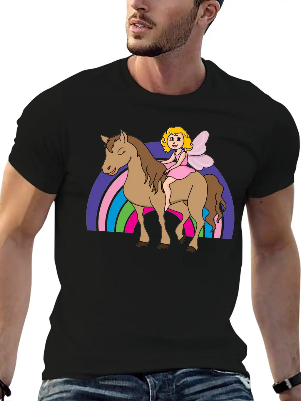 Horse Unisex Casual T-Shirt – Clean Design For Daily Comfort