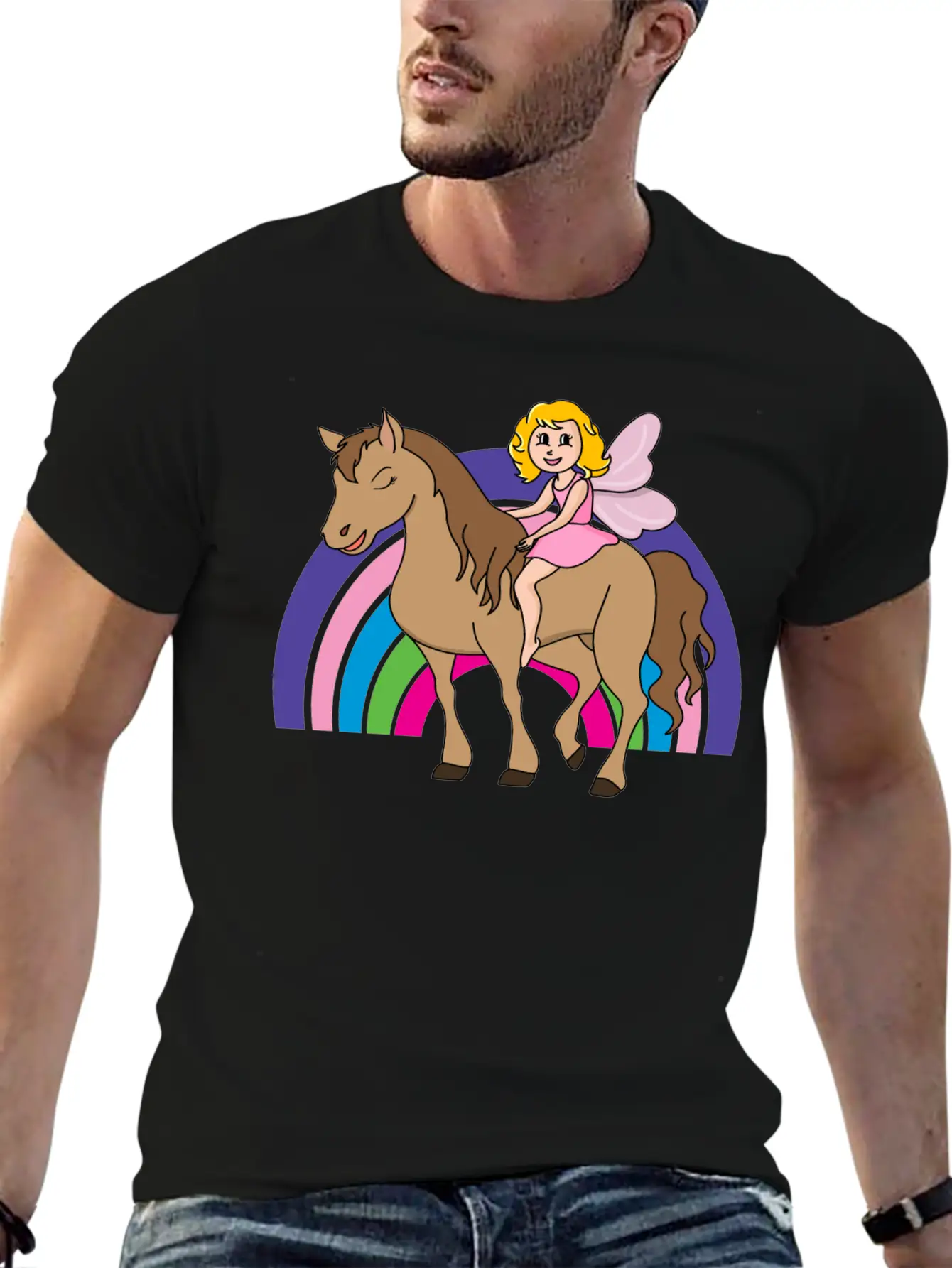 Horse Unisex Casual T-Shirt – Clean Design For Daily Comfort