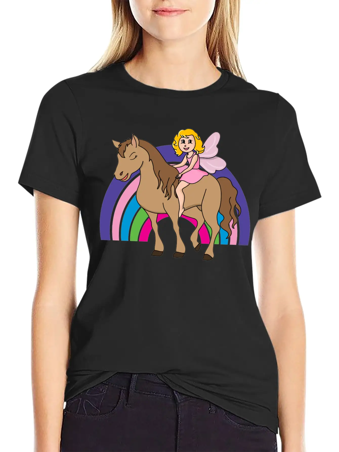 Horse Unisex Casual T-Shirt – Clean Design For Daily Comfort