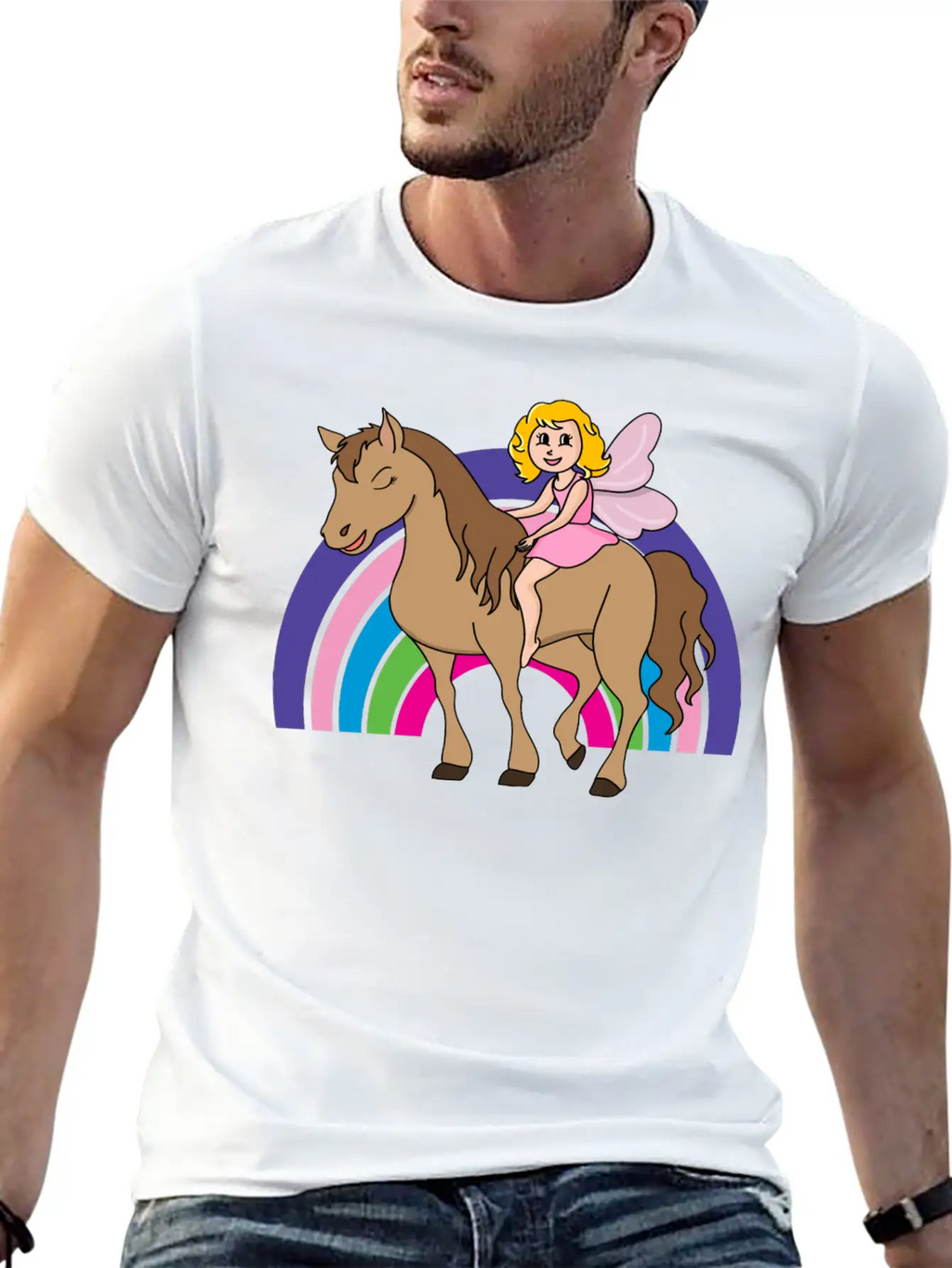 Horse Unisex Casual T-Shirt – Clean Design For Daily Comfort
