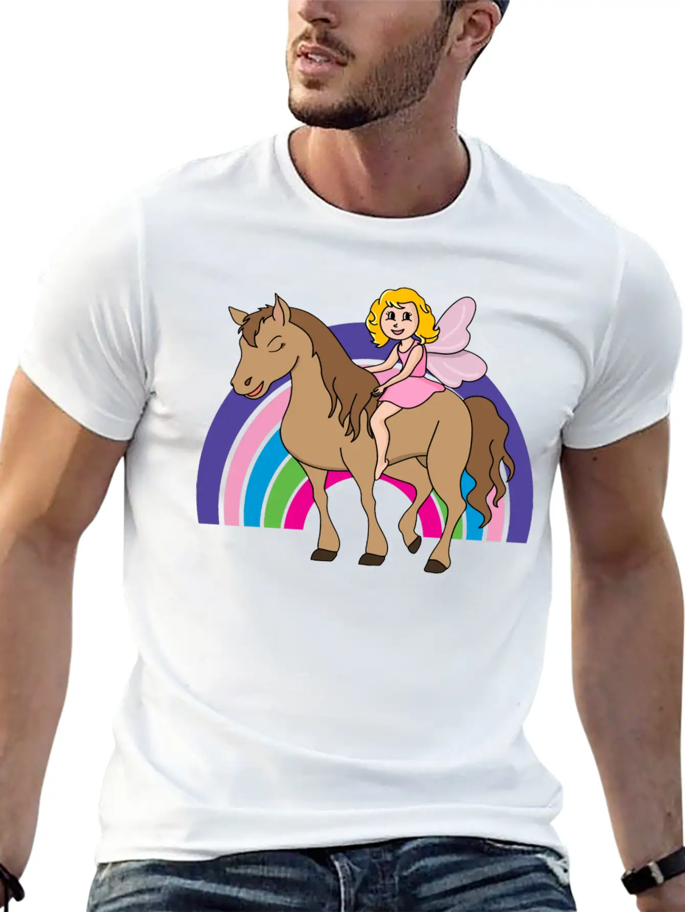 Horse Unisex Casual T-Shirt – Clean Design For Daily Comfort