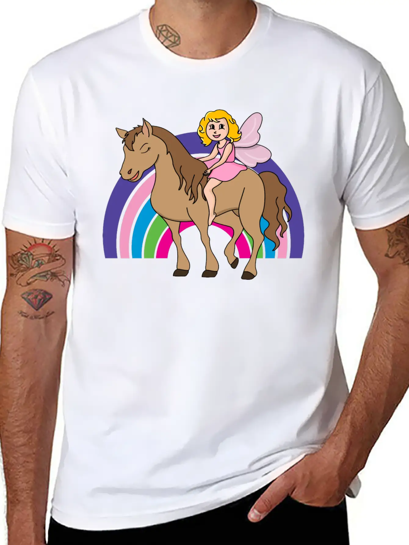 Horse Unisex Casual T-Shirt – Clean Design For Daily Comfort