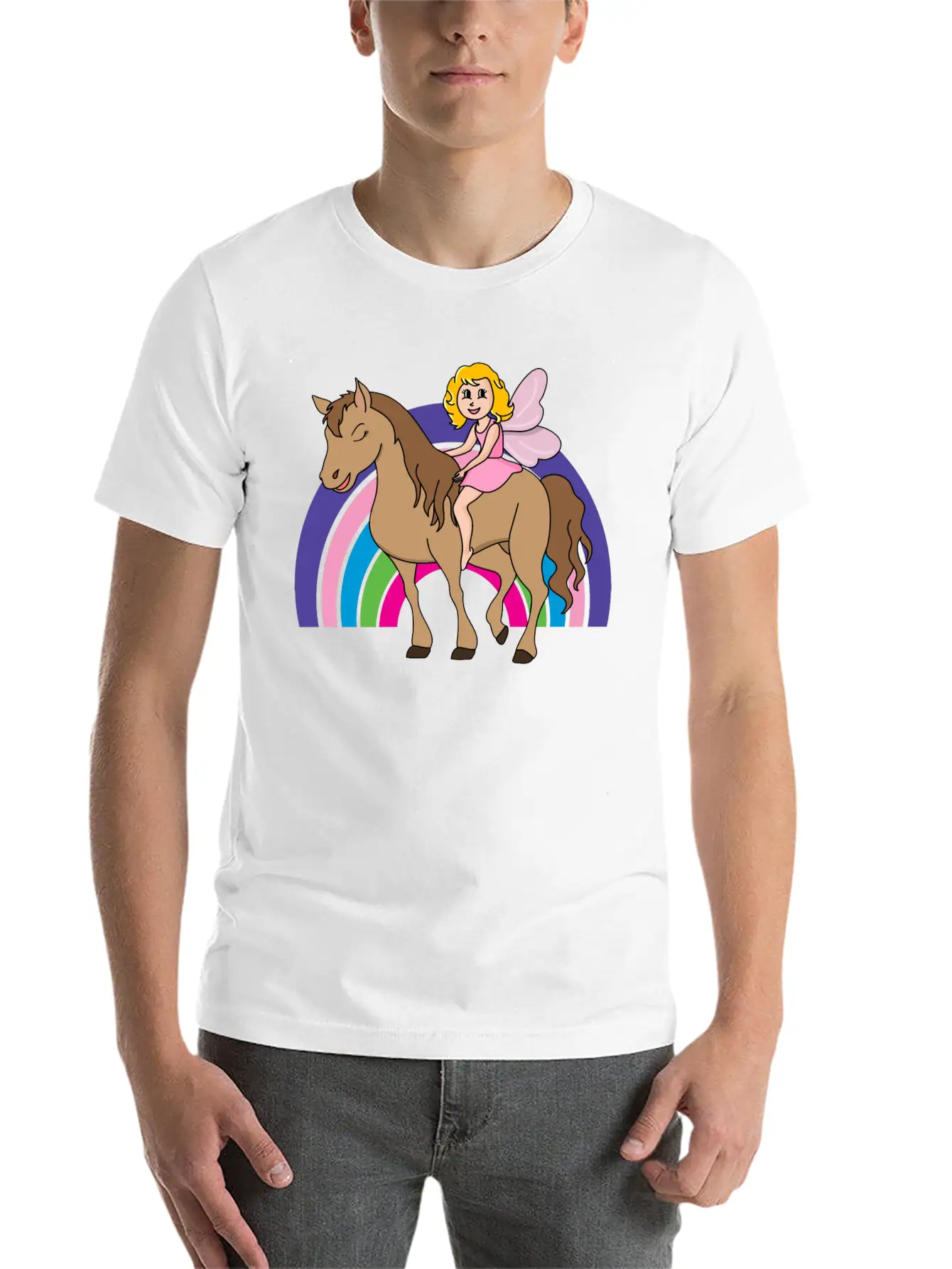 Horse Unisex Casual T-Shirt – Clean Design For Daily Comfort