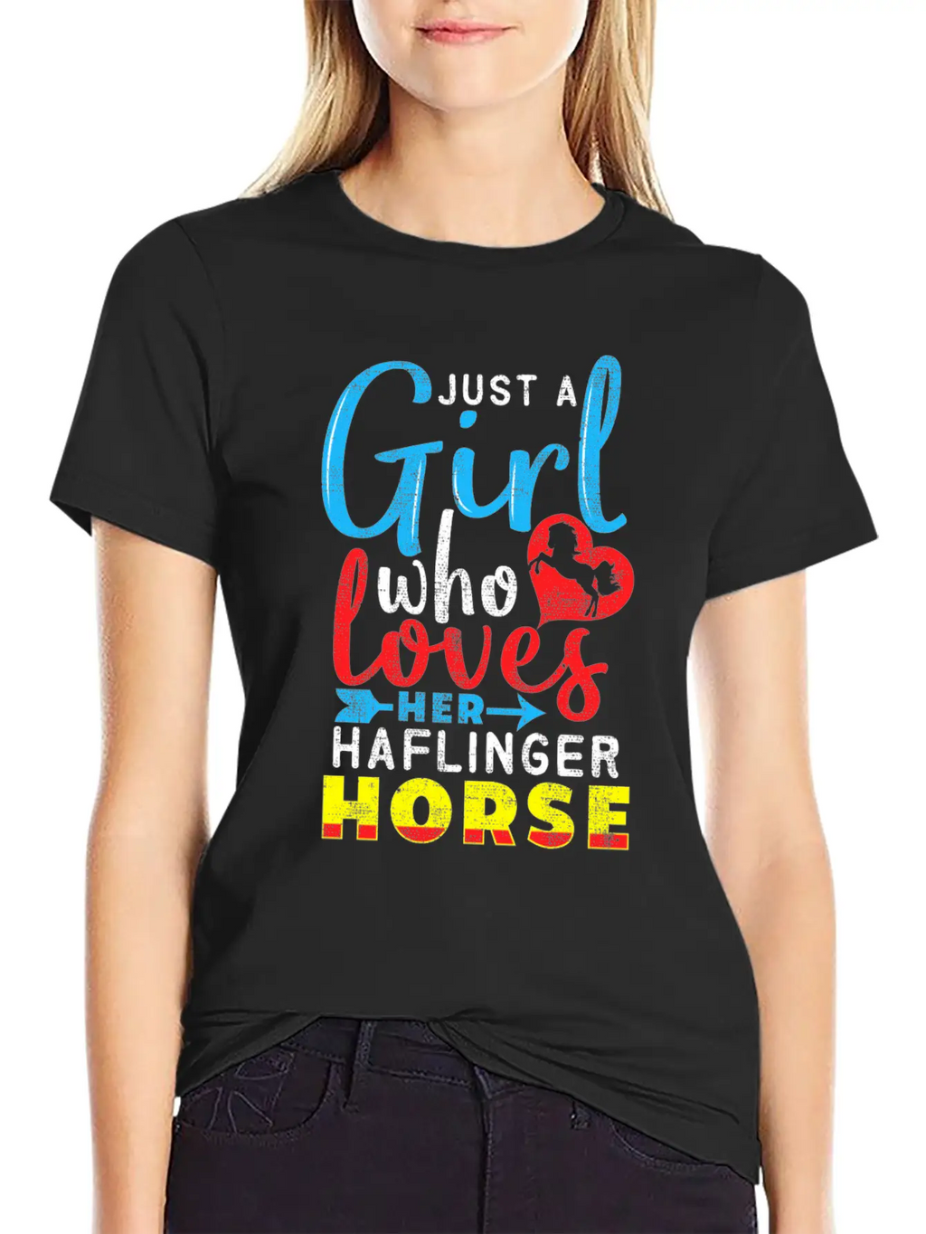 Horseback Rider Horse Girl Thoroughbred Derby Breathable Soft Cotton T-Shirt – Timeless Casual Look