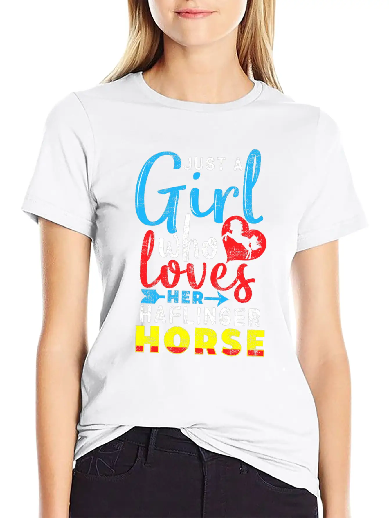 Horseback Rider Horse Girl Thoroughbred Derby Breathable Soft Cotton T-Shirt – Timeless Casual Look
