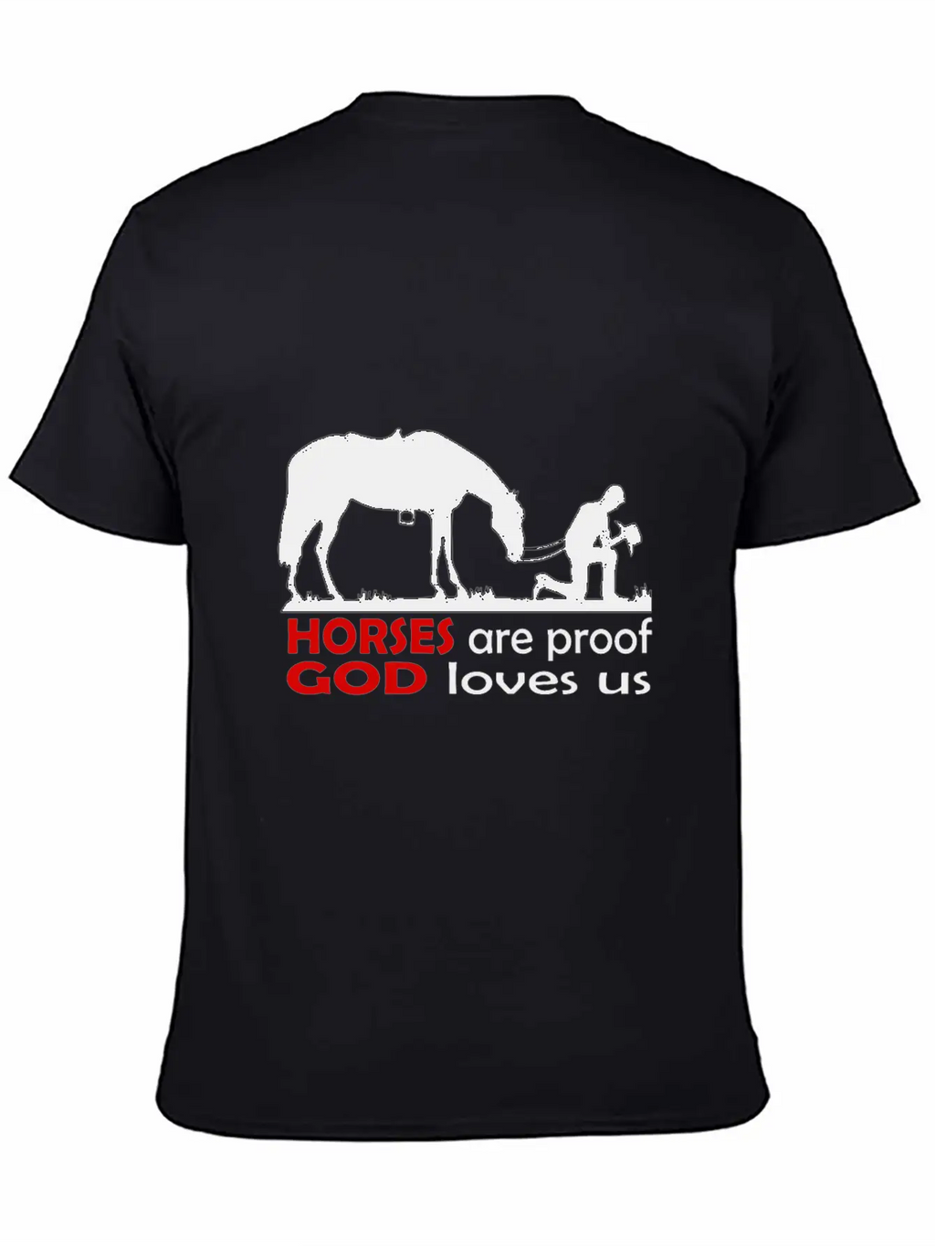 Horses Classic Cotton Tee – Unisex Comfort For Any Season