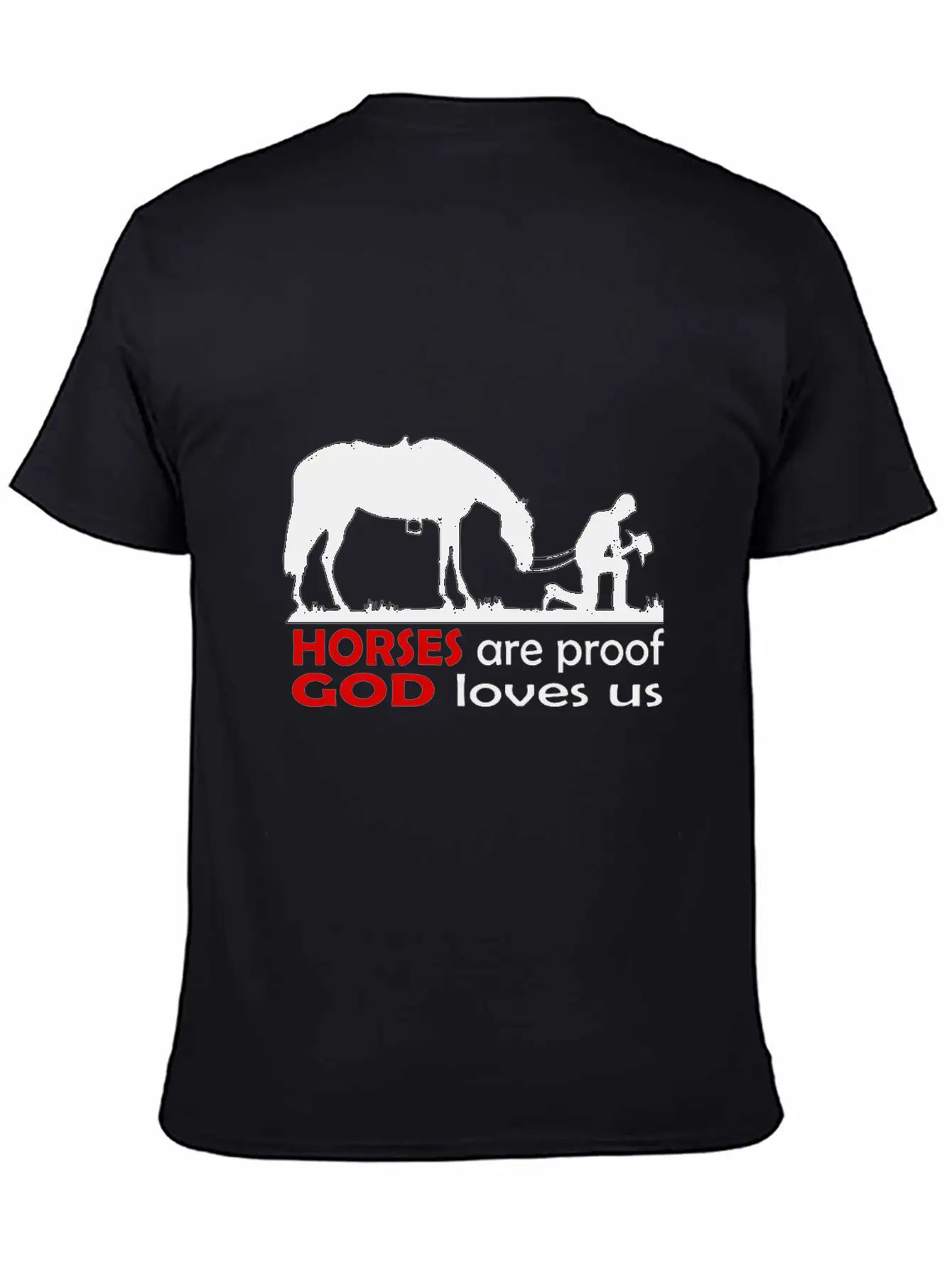 Horses Classic Cotton Tee – Unisex Comfort For Any Season
