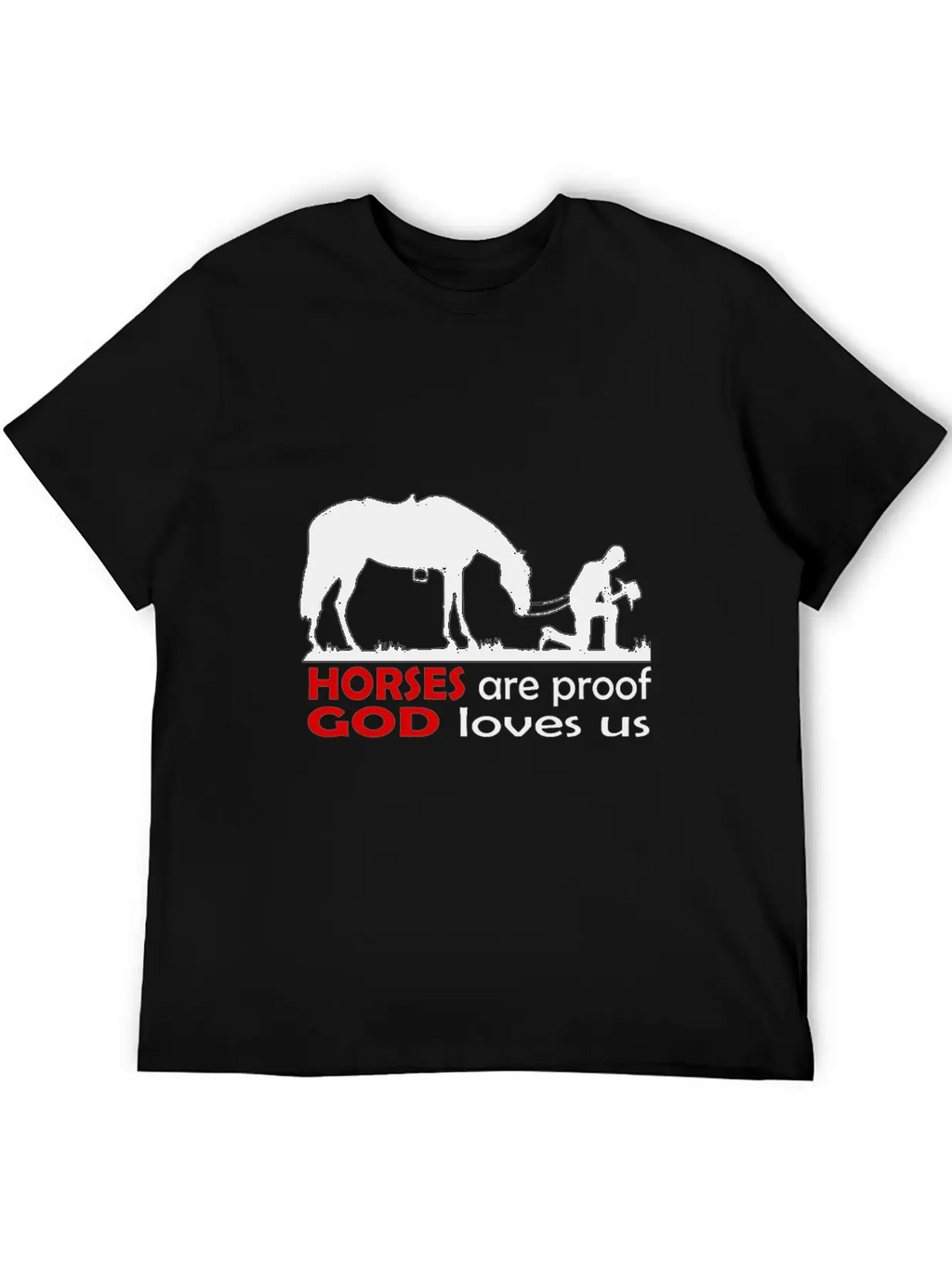 Horses Classic Cotton Tee – Unisex Comfort For Any Season