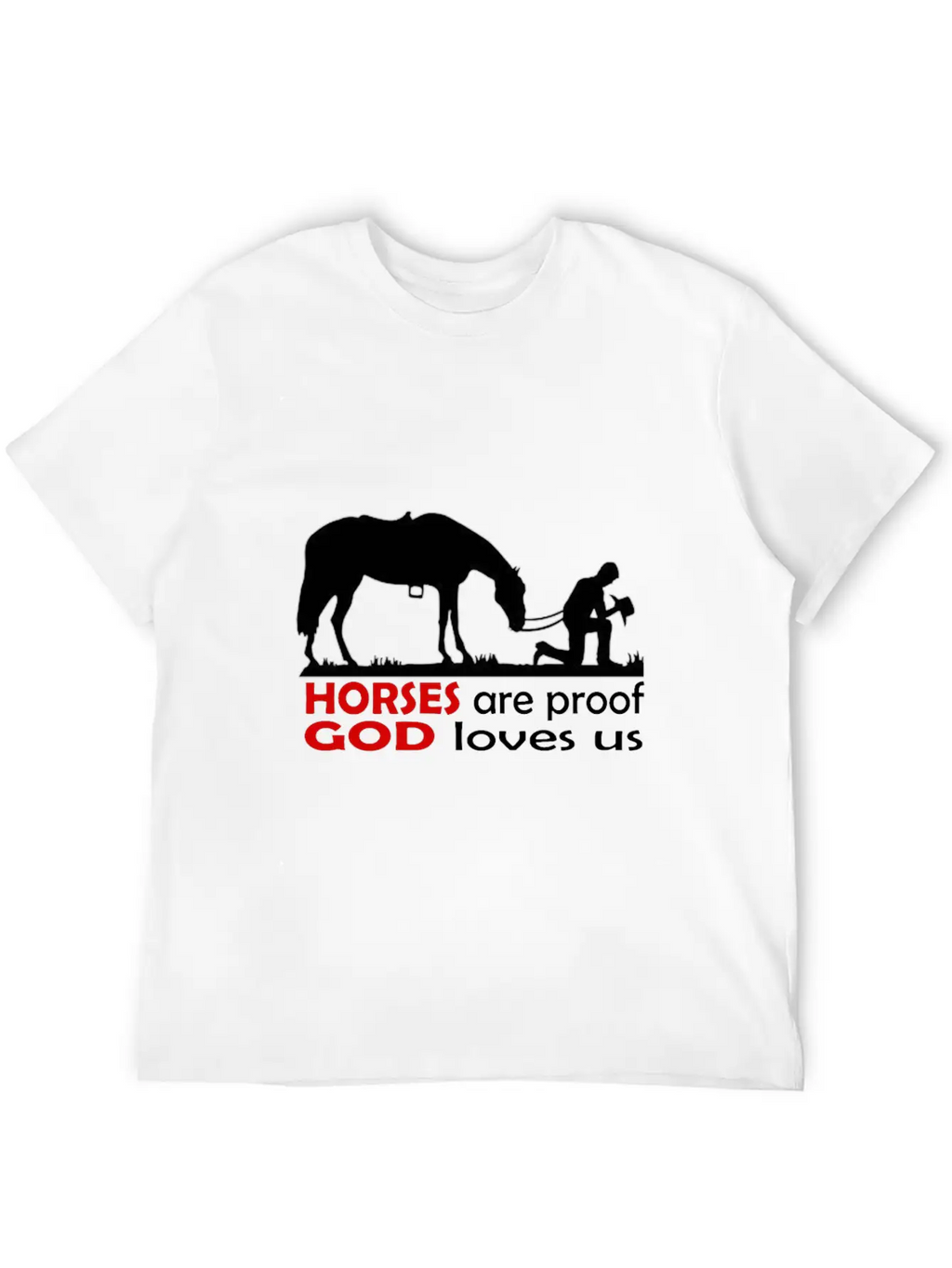 Horses Classic Cotton Tee – Unisex Comfort For Any Season