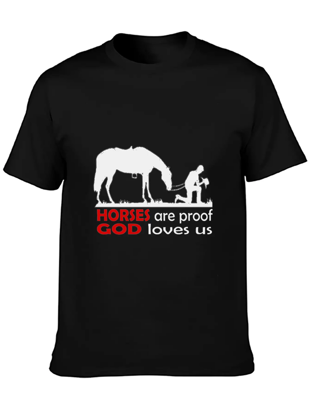 Horses Classic Cotton Tee – Unisex Comfort For Any Season