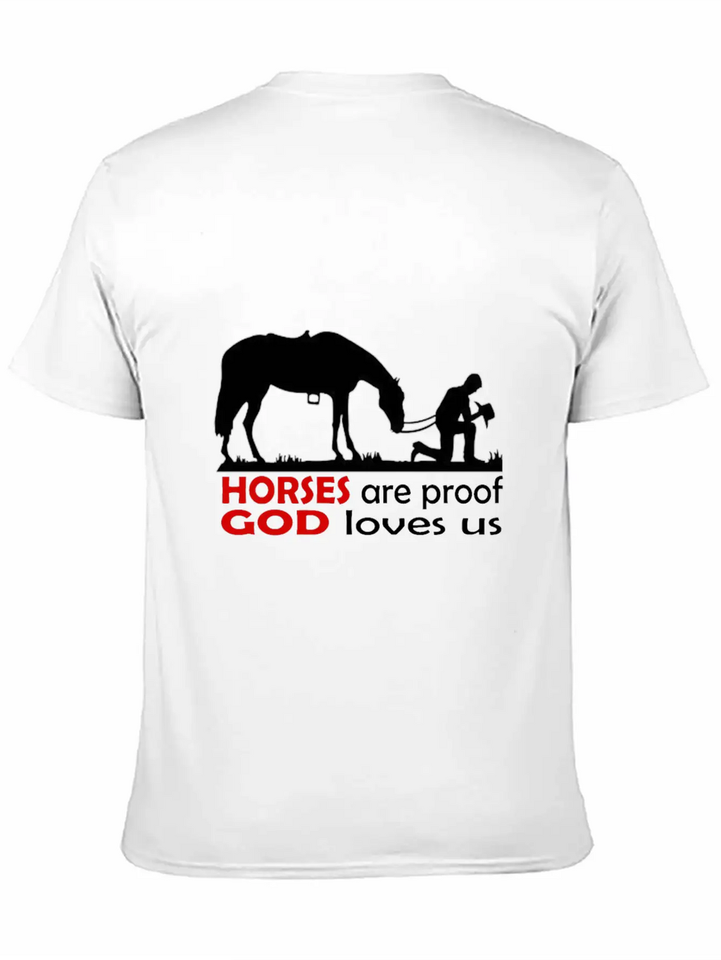 Horses Classic Cotton Tee – Unisex Comfort For Any Season