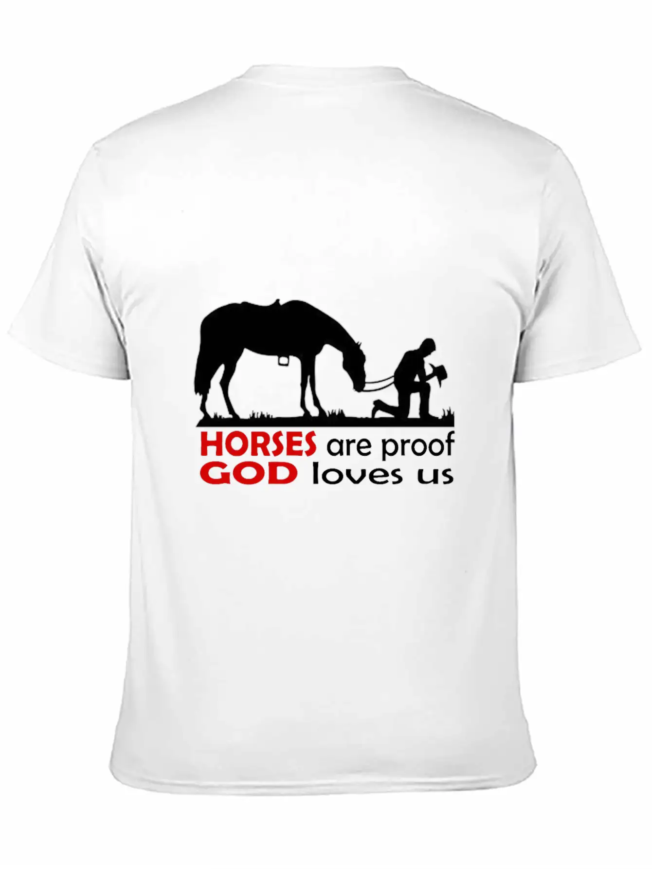 Horses Classic Cotton Tee – Unisex Comfort For Any Season