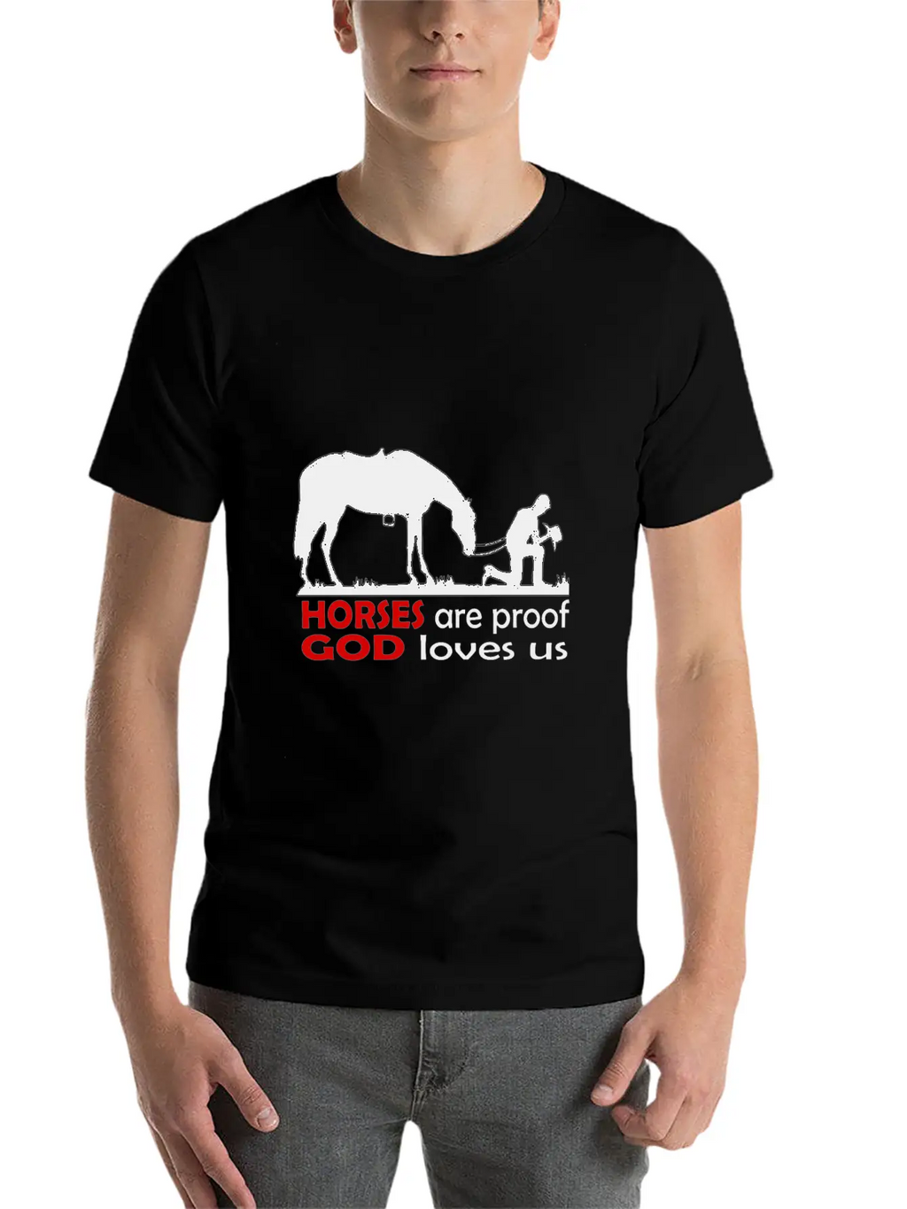 Horses Classic Cotton Tee – Unisex Comfort For Any Season
