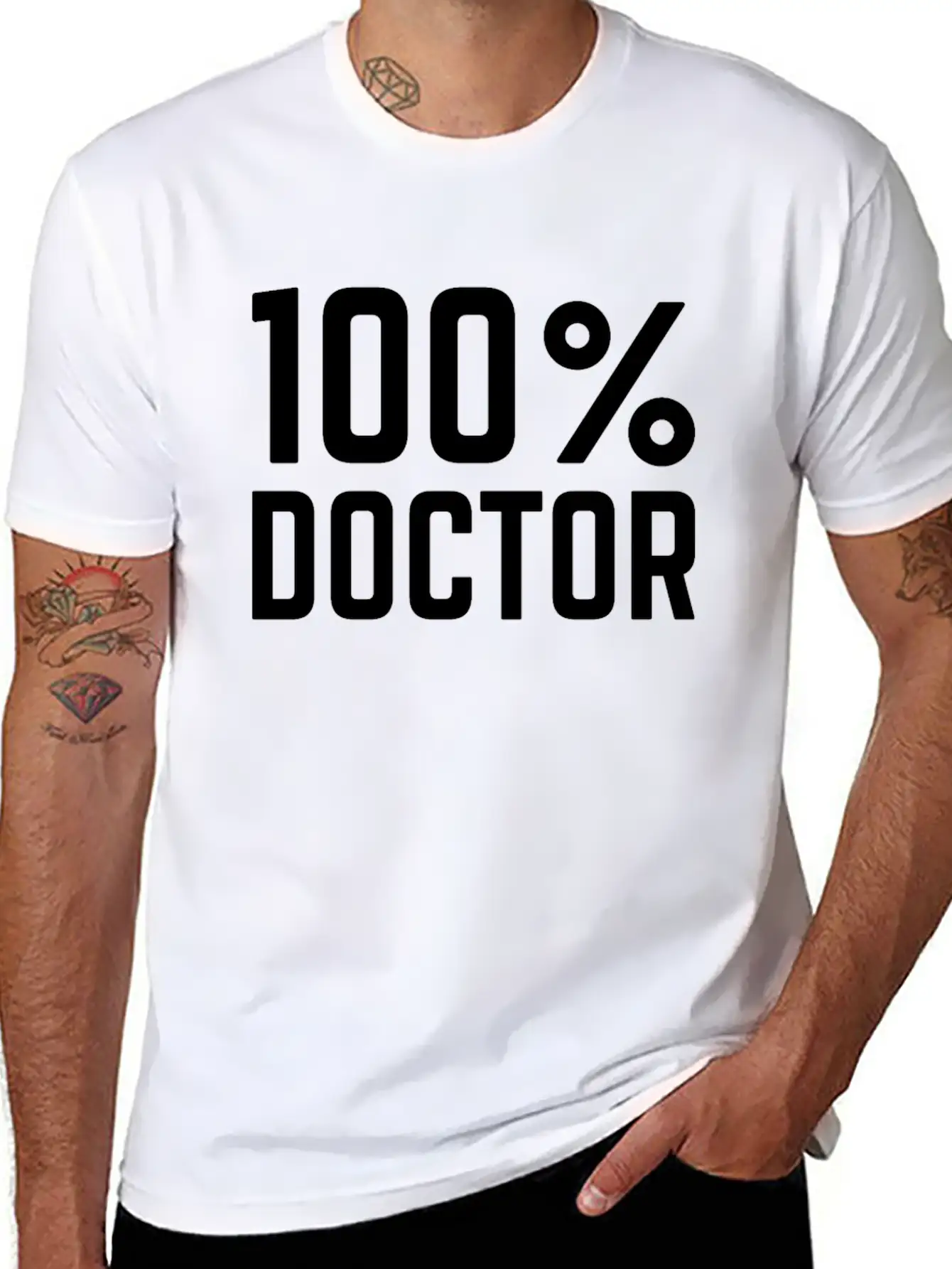 Hospital Doctor Life - 100% Doctor Classic Cotton Tee – Unisex Comfort For Any Season