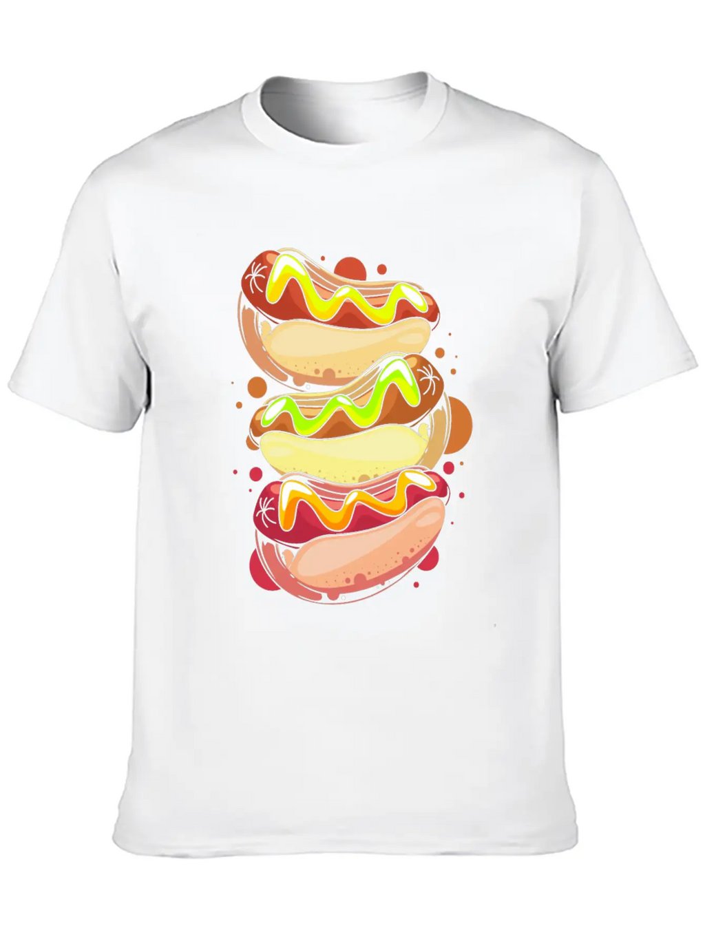 Hot Dog Lover Fast Food Foodie Hotdog Relaxed Everyday Tee – Lightweight And Durable Cotton