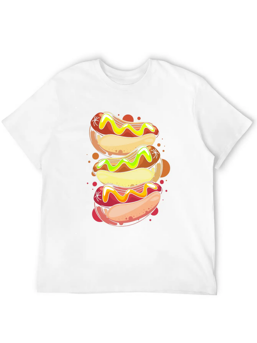 Hot Dog Lover Fast Food Foodie Hotdog Relaxed Everyday Tee – Lightweight And Durable Cotton