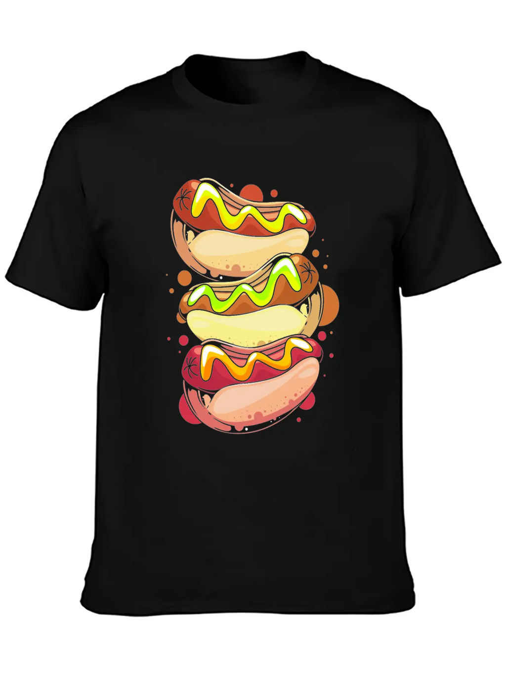 Hot Dog Lover Fast Food Foodie Hotdog Relaxed Everyday Tee – Lightweight And Durable Cotton
