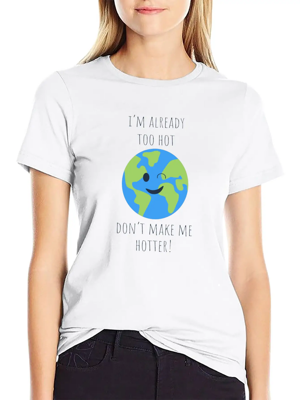 Hot Hotter Gift Ecology Saying Climate Change Timeless Short Sleeve Tee – Comfy And Minimalist Design