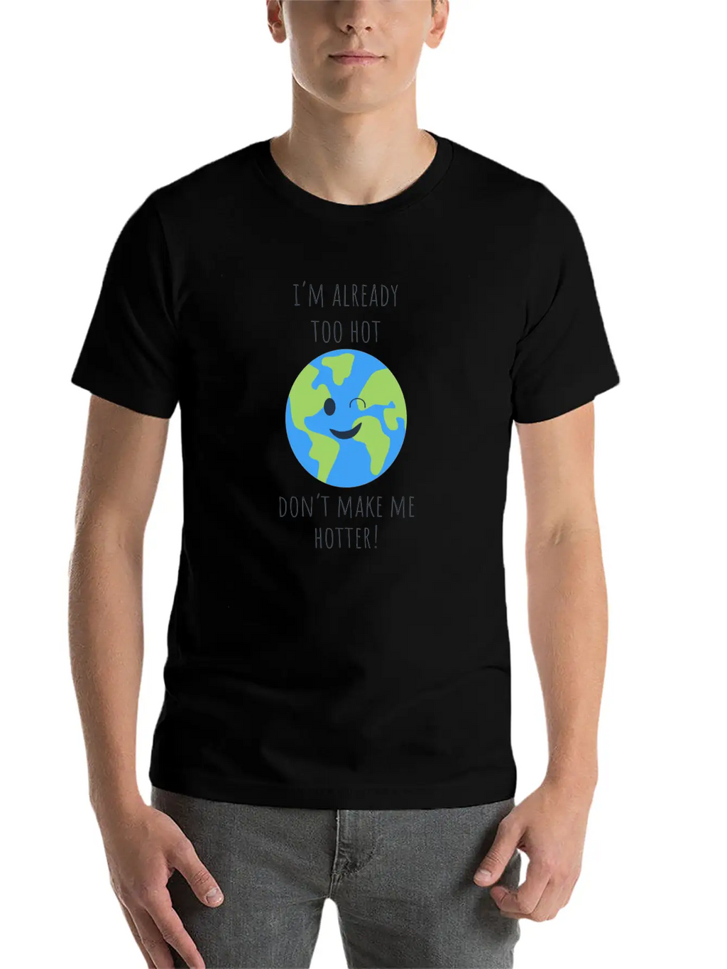 Hot Hotter Gift Ecology Saying Climate Change Timeless Short Sleeve Tee – Comfy And Minimalist Design