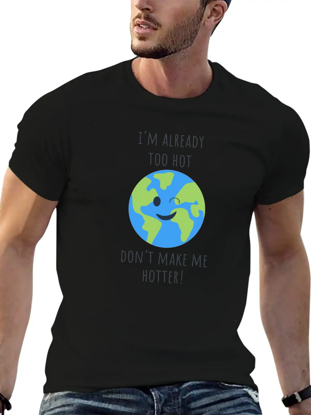 Hot Hotter Gift Ecology Saying Climate Change Timeless Short Sleeve Tee – Comfy And Minimalist Design