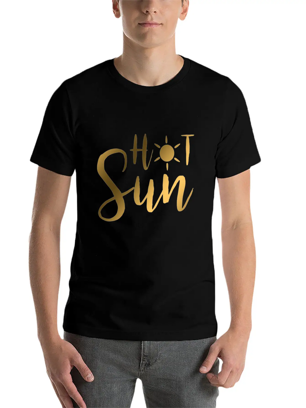 Hot Sun - Gift - Shirt Basic Graphic T-Shirt – Daily Comfort In Soft Cotton