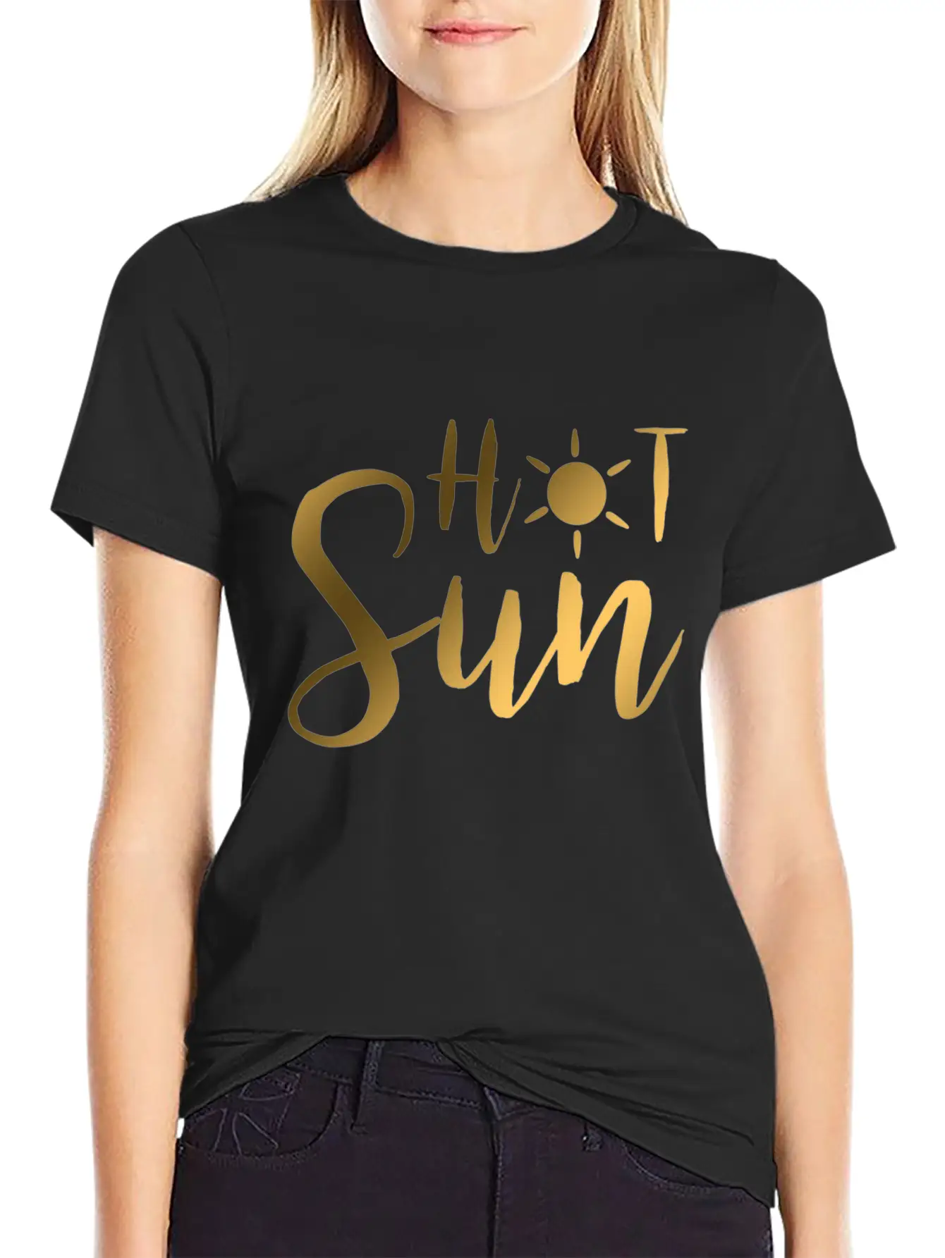 Hot Sun - Gift - Shirt Basic Graphic T-Shirt – Daily Comfort In Soft Cotton