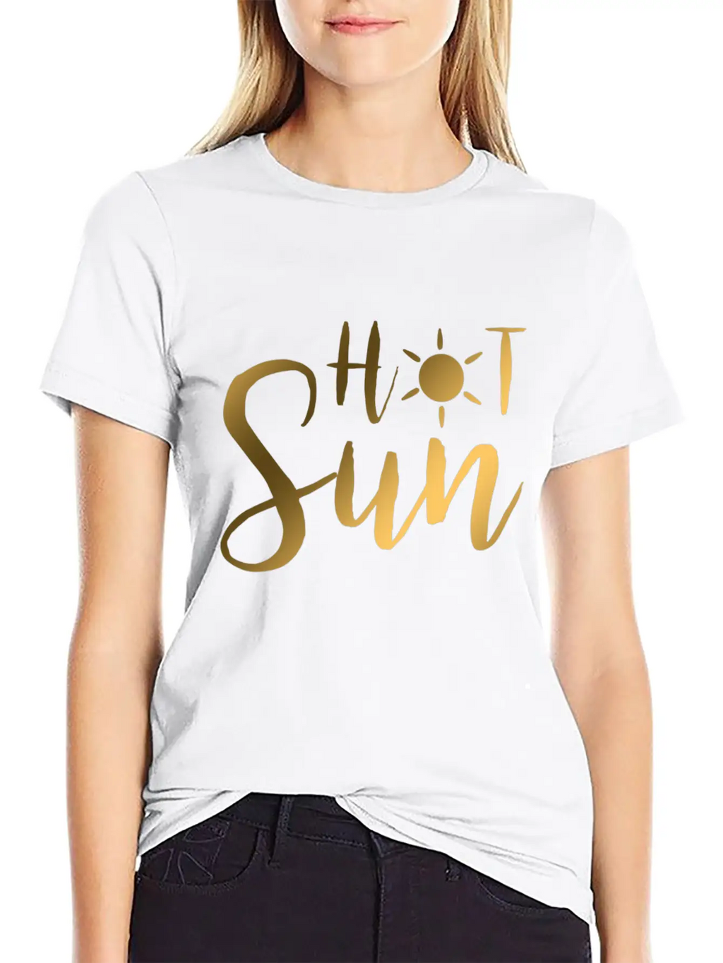 Hot Sun - Gift - Shirt Basic Graphic T-Shirt – Daily Comfort In Soft Cotton
