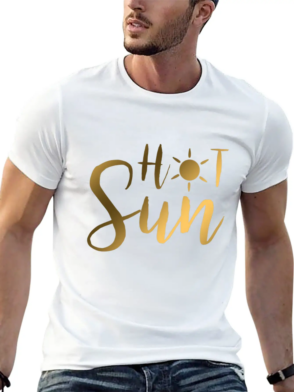 Hot Sun - Gift - Shirt Basic Graphic T-Shirt – Daily Comfort In Soft Cotton