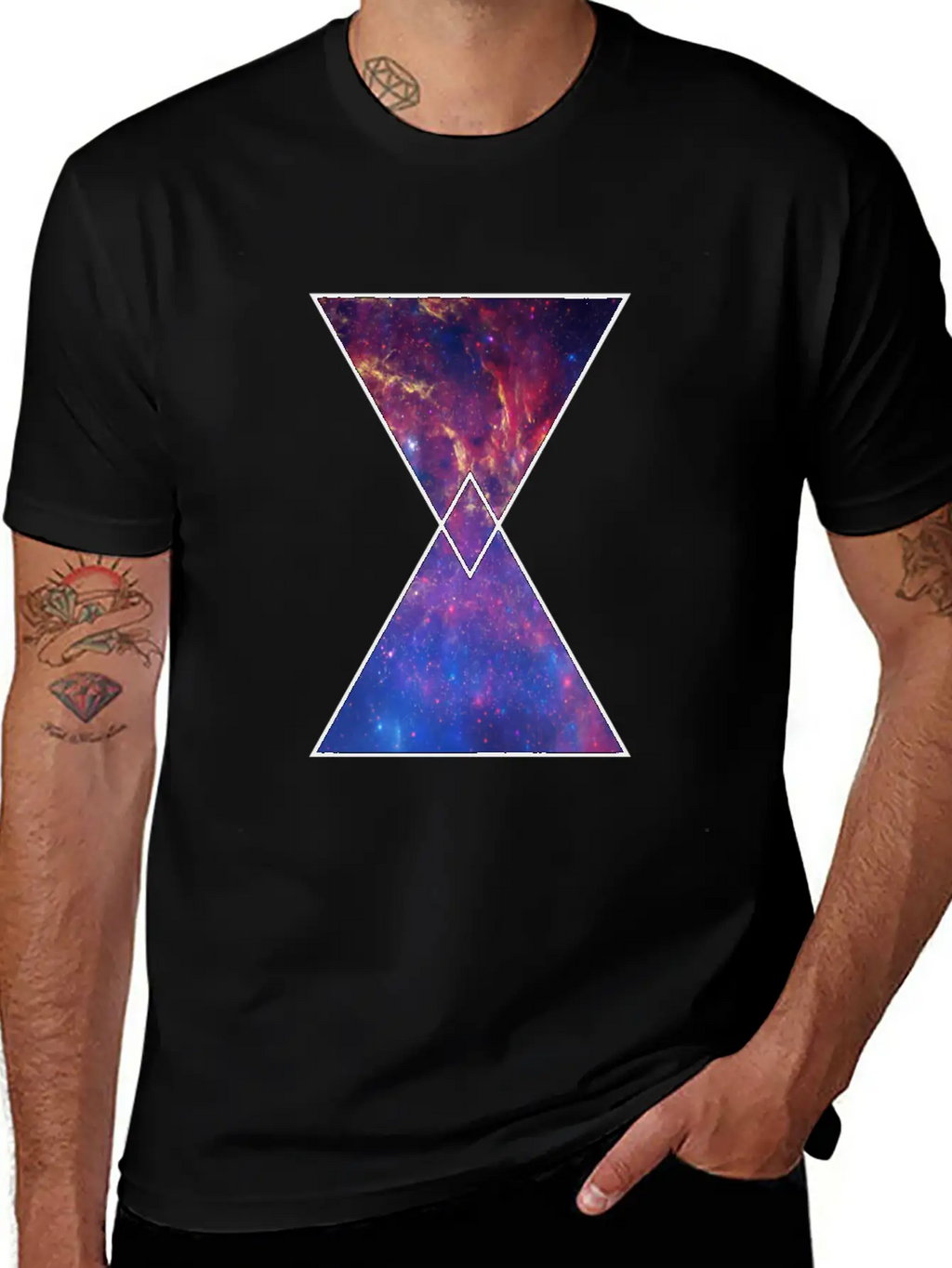 Hourglass Galaxy Timeless Short Sleeve Tee – Comfy And Minimalist Design